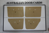 Door Cards Fits Holden HD HR (Standard/Special/Premier) Sedan Wagon Quality Masonite x4