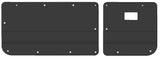 ABS Waterproof Full Kit (x2 Front Doors, x4 Side Cargos & Barn Doors) Fits Toyota Landcruiser 70 Series Troop Carrier x8