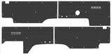 ABS Waterproof Full Kit (x2 Front Doors, x4 Side Cargos & Barn Doors) Fits Toyota Landcruiser 70 Series Troop Carrier x8