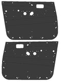ABS Waterproof Door Cards Fits Toyota Landcruiser 80 Series Electric x2