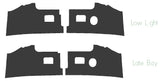 Door Cards Fits Holden HD HR (Standard/Special/Premier) Sedan Wagon Quality Masonite x4