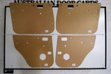 Door Cards Fits Toyota Landcruiser 80 Series Standard Model Quality Masonite x4