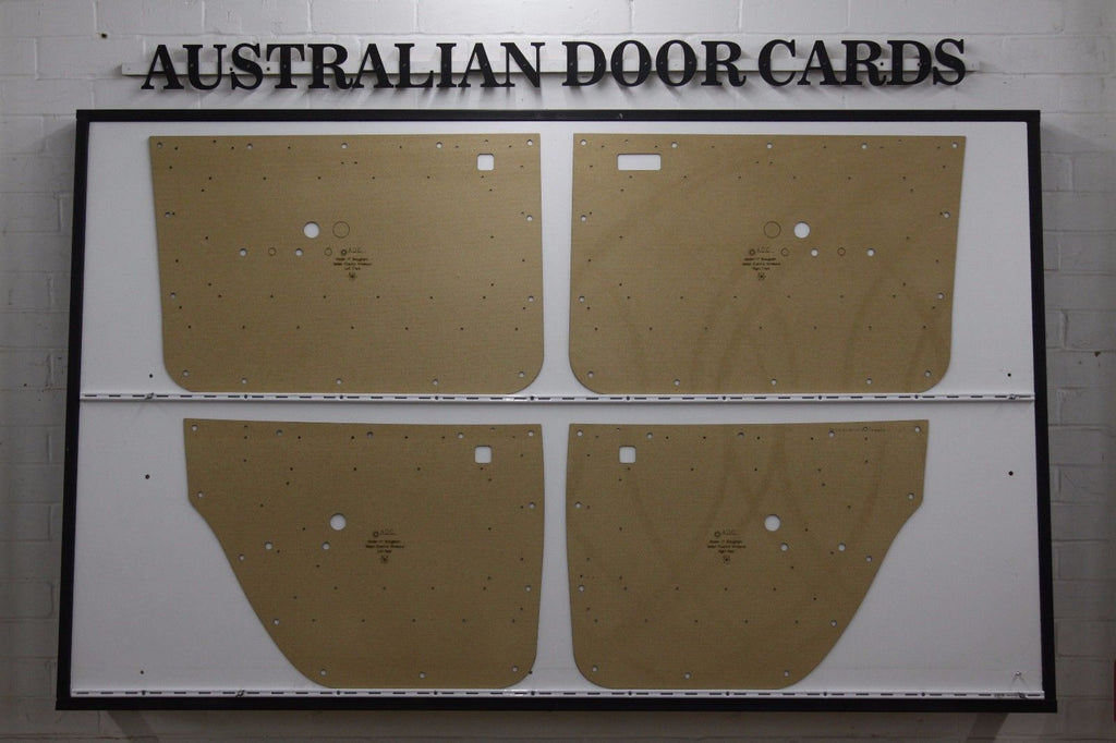 Holden HT Brougham Door Cards - Sedan - Electric Window Models Trim Panels