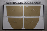 Holden HT Brougham Door Cards - Sedan - Electric Window Models Trim Panels