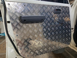 Aluminium Checker Plate Door Cards Fits Toyota Landcruiser 80 Series Manual Window x4