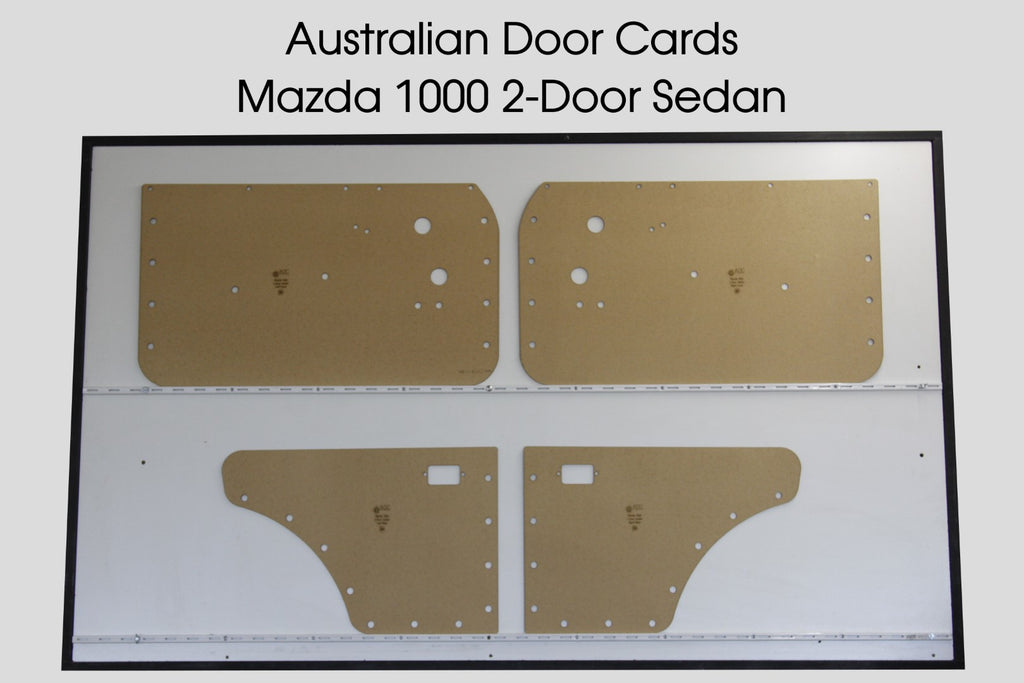 Door Cards Fits Mazda 1000 Sedan Quality Masonite x2