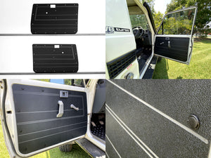 ABS Waterproof Door Cards Fits- ALL Toyota Landcruiser 70 Series 1984 to 2024 - Manual Windows x2