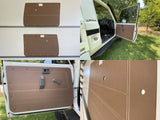 ABS Waterproof Door Cards Fits- ALL Toyota Landcruiser 70 Series 1984 to 2024 - Manual Windows x2