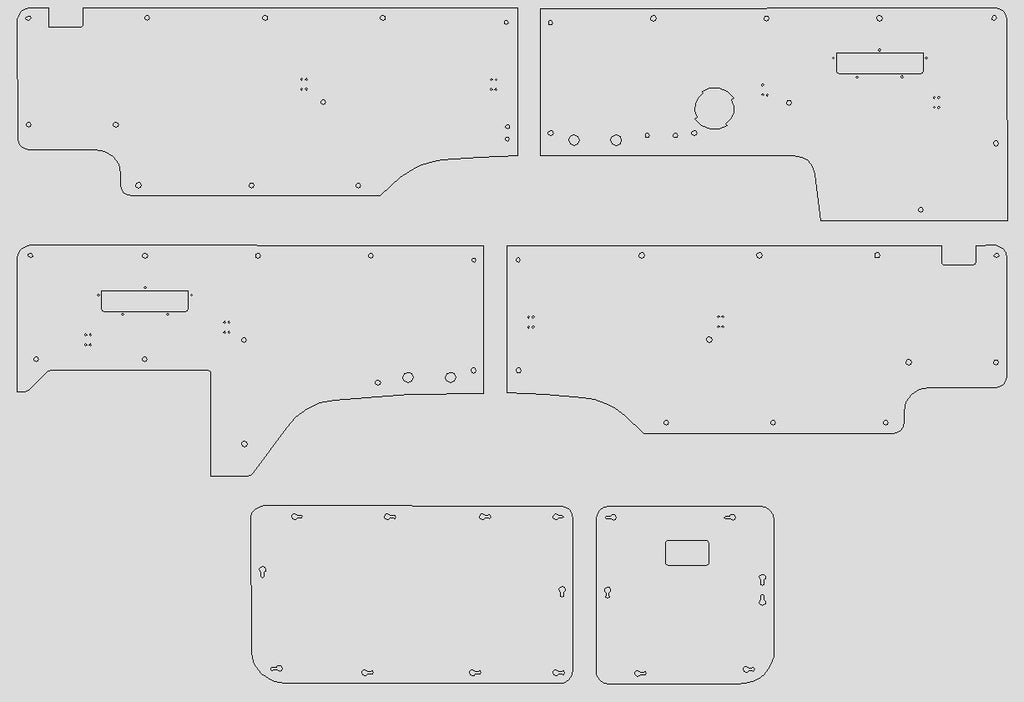 Cargo & Barn Door Cards Fits Toyota Landcruiser 70 Series Troop Carrier Quality Masonite x6