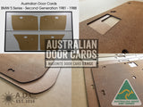Door Cards Fits BMW 5 Series Second Generation 1981-1988 E28 Sedan Quality Masonite x4