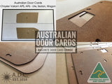 Door Cards Fits Chrysler Valiant AP5 AP6 Ute Sedan Wagon Quality Masonite x2