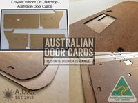 Door Cards Fits Chrysler Valiant CH Hardtop Coupe Quality Masonite x4