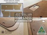 Door Cards Fits Chrysler Valiant CH Hardtop Coupe Quality Masonite x4