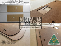 Door Cards Fits Chrysler Valiant Charger VH VJ VK CM CL Coupe Hardtop Quality Masonite x2