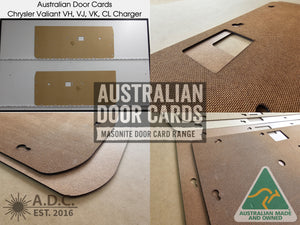 Door Cards Fits Chrysler Valiant Charger VH VJ VK CM CL Coupe Hardtop Quality Masonite x2