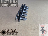 Cross Slot Screw Rivet Clips – Open End Retaining Fasteners – OEM Part Numbers in Description