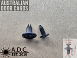 Cross Slot Screw Rivet Clips – Open End Retaining Fasteners – OEM Part Numbers in Description
