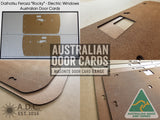 Door Cards Fits Daihatsu Feroza Rocky Electric Window Quality Masonite x2