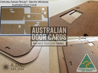 Door Cargo Cards & Tailgate Fits Daihatsu Feroza Rocky Electric Window Quality Masonite x5