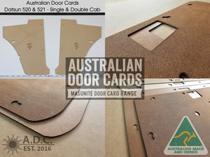 Kick Panels Fits Datsun 520 521 Single & Double Cab Ute Quality Masonite x2