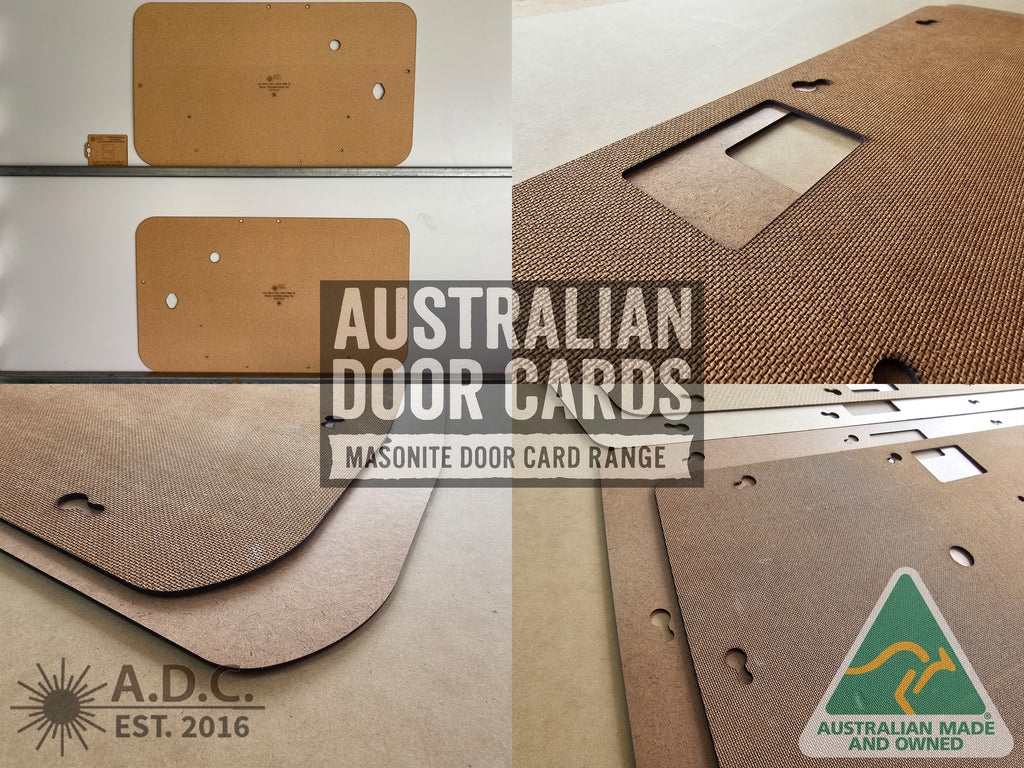 Door Cards Fits Fiat 500-F 500-L 500-R 1965-73 Quality Masonite x2
