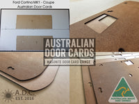 Door Cards Fits Ford MK1 Cortina Coupe 1962-1966 Quality Masonite x2