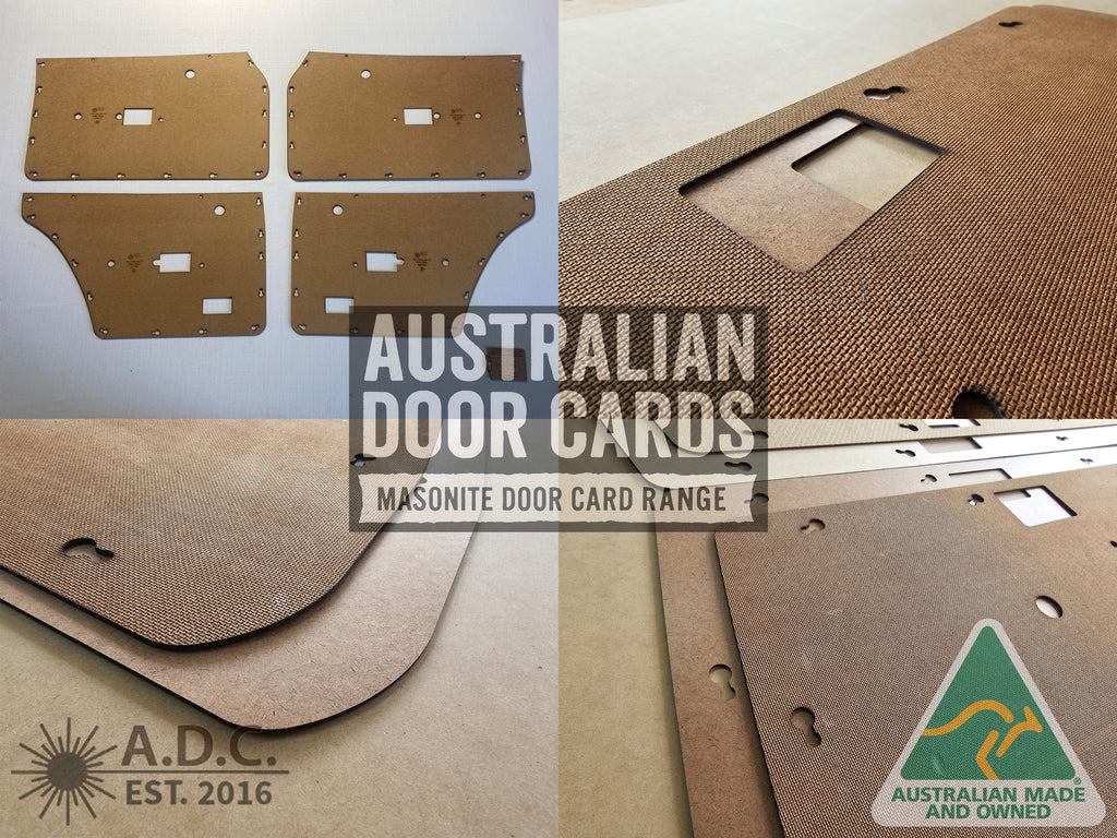Door Cards Fits Ford TE MK4 Cortina Sedan Wagon Quality Masonite x4