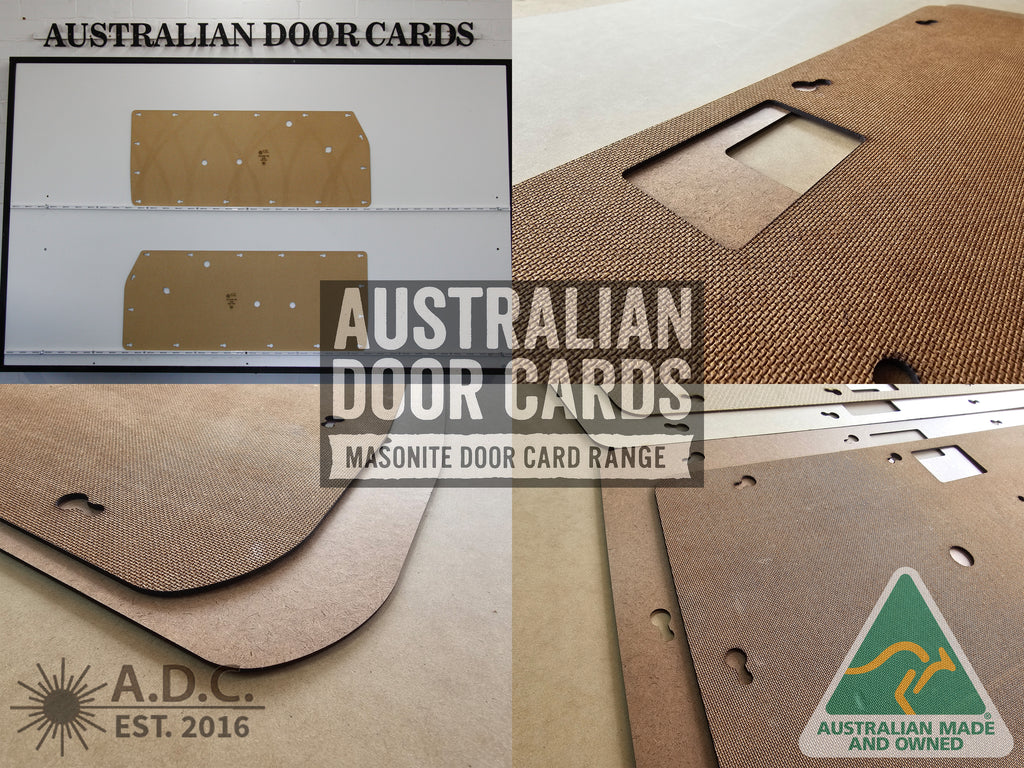 Door Cards Fits Ford Escort MK1 Coupe & Panel Van Quality Masonite x2
