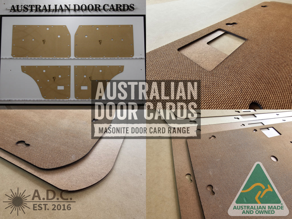 Door Cards Fits Ford Escort MK1 Sedan 4 Door Saloon Quality Masonite x4