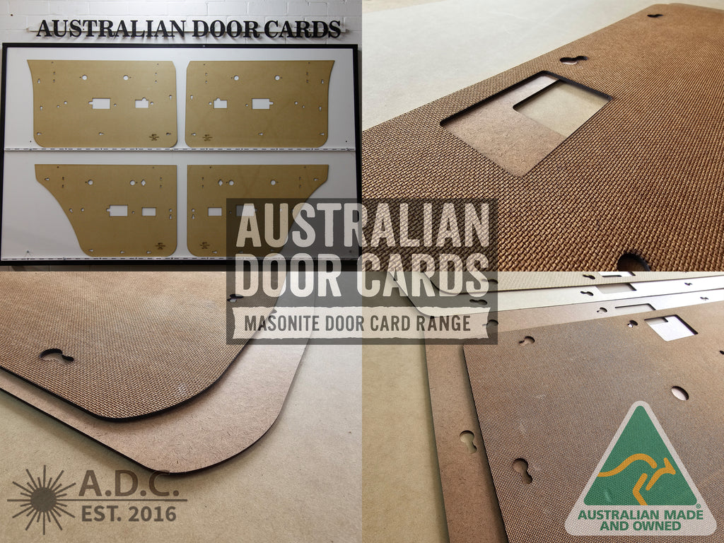 Door Cards Fits Ford Fairlane ZH Electric Window Sedan Wagon Quality Masonite x4
