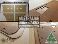 Door Cards Fits Ford Fairlane ZH Electric Window Sedan Wagon Quality Masonite x4
