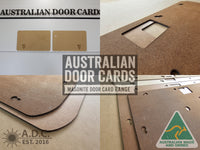 Barn Door Cards Fits Ford Falcon XA XB XC XD XE XF Panel Van Quality Masonite x2