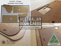 Door Cards Fits Ford XC Coupe Hardtop Quality Masonite x4
