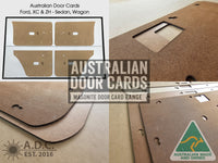 Door Cards Fits Ford XC Sedan Wagon Manual Window Quality Masonite x4