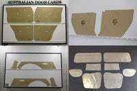 Door Card Wagon Kit Fits Holden HQ HJ HX HZ Wagon Quality Masonite & Gaskets x20