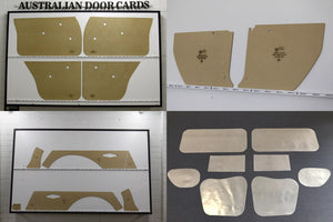 Door Card Wagon Kit Fits Holden HQ HJ HX HZ Wagon Quality Masonite & Gaskets x20