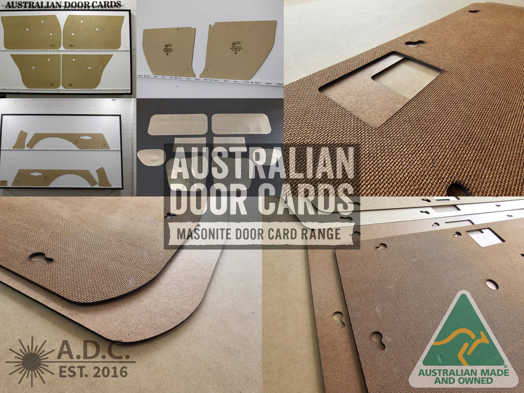 Door Card Wagon Kit Fits Holden HQ HJ HX HZ Wagon Quality Masonite & Gaskets x20