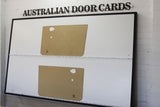 Door Cards Fits Mazda 1000 Sedan Quality Masonite x2