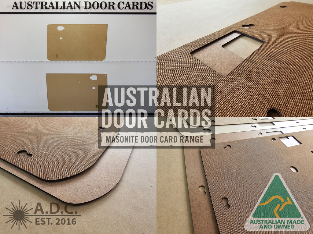 Door Cards Fits Mazda 1000 Sedan Quality Masonite x2