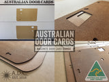 Door Cards Fits Mazda 1000 Sedan Quality Masonite x2