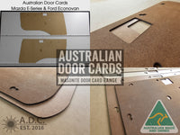 Door Cards Fits Mazda E-Series Ford Econovan 1984-99 Bongo Van Quality Masonite x2