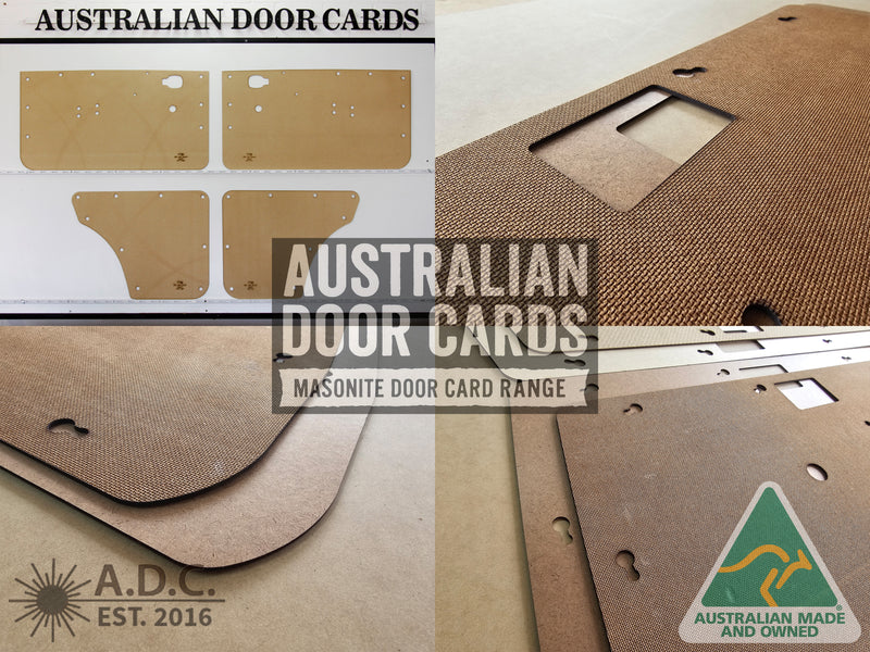 オーダーカード　 レイアウトsample① Door Cards Fits Mazda R100 1200 1300 Coupe & 2-Door Wagon Quality