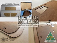 Tailgate & Side Cargo Panels Fits Mazda RX3 808 Wagon Quality Masonite x3