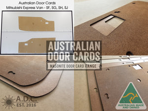 Door Cards Fits Mitsubishi Express Van SF SG SH SJ L300 Quality Masonite x2
