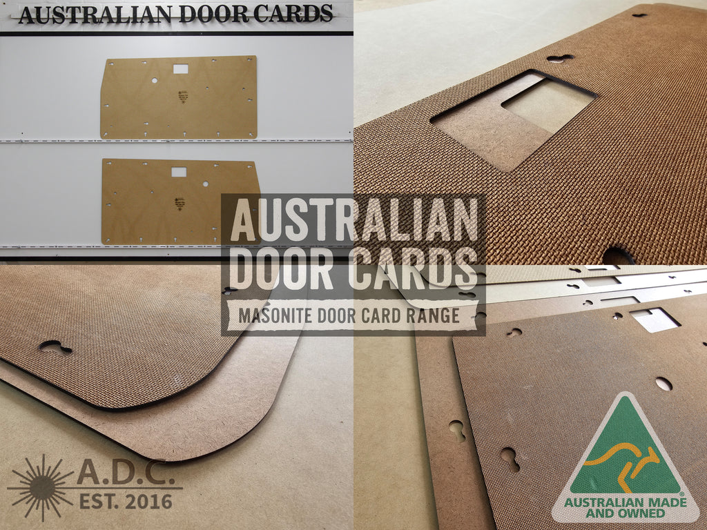 Door Cards Fits Mitsubishi Triton MH MJ Quality Masonite x2