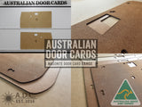 Door Cards Fits Mitsubishi Triton MH MJ Quality Masonite x2