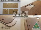 Door Cards Fits Mitsubishi Triton MH MJ Twin Cab Quality Masonite x4