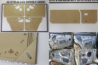 Door Cards Fits Nissan GQ Patrol Maverick Electric Window, Side Cargo, Barn Door & Gasket Kit Quality Masonite x8