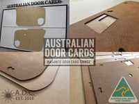 Door Cards Fits Nissan GU Patrol Y61 Ute & SUV Quality Masonite x2 (Manual/Electric)