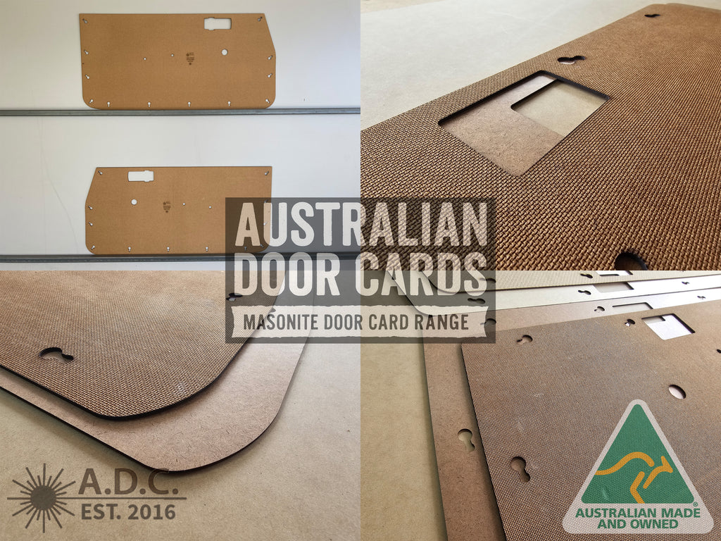 Door Cards Fits Full Height Subaru Brumby Brat 1978-81 1600 Ute Quality Masonite x2